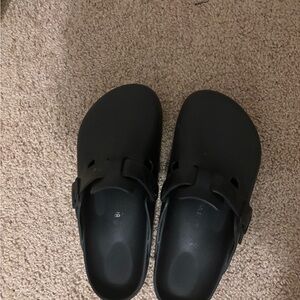 Birkenstocks - Black Slip-On Shoes